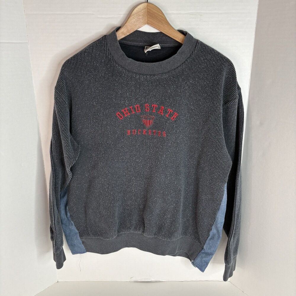 Vintage Ohio State Buckeyes Crewneck Sweatshirt, Large, Grey, Briar Creek